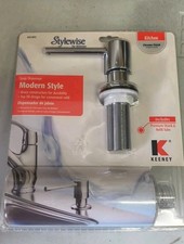 Stylewise by Keeney Modern Style Soap Dispenser Chrome Finish K613PC NEW