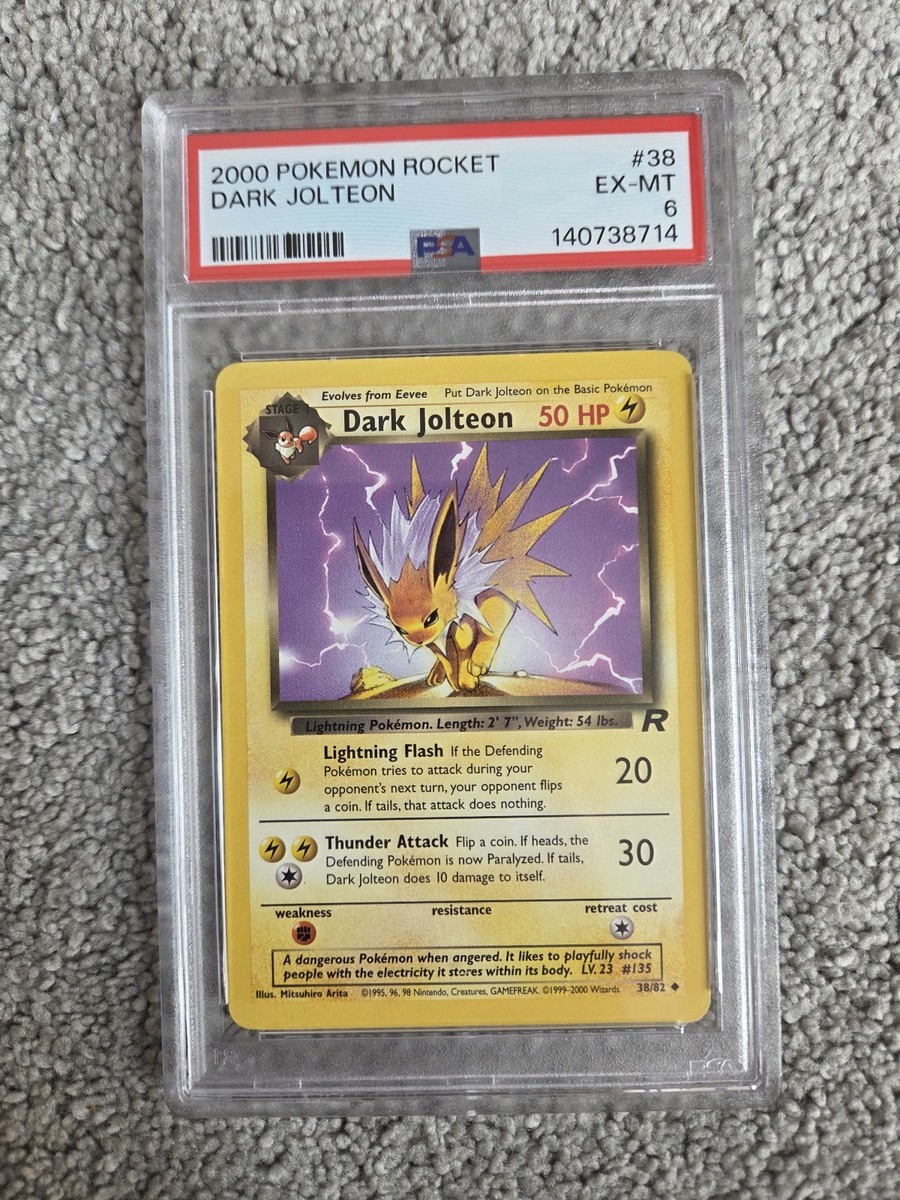 Dark Jolteon 38/82 Team Rocket Regular for sale online | eBay