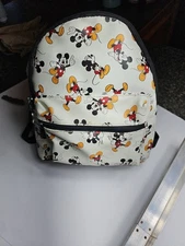 Mini Disney Mickey Mouse Backpack  Mickey All-Print 10" BioWorld Bag