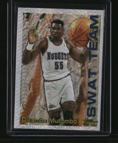 Dikembe Mutombo #21 1996 Topps Chrome Season's Best card