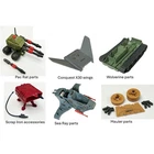 G.I. Joe parts for Mauler, Wolverine, Sea Ray, Pac Rat, Conquest X-30, Scrap Iro