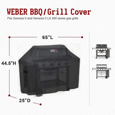 Weber 7131 - Premium Grill Cover for Weber Genesis II 400 Series