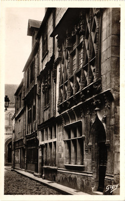 FRANCE Orleans ~ Joan of Arc Residence Tabour Street Real Photo Postcard