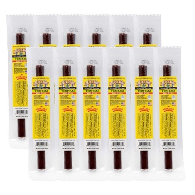 Teriyaki Beef Stick | Pack of 12 | 1.25 oz | Nebraska Star Beef