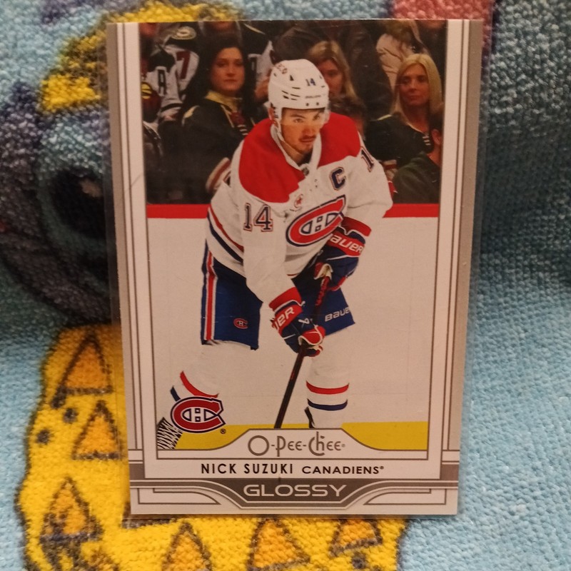 Nick Suzuki 2025-26 UPPER DECK O-PEE-CHEE #OG-13 Glossy Montreal Canadiens