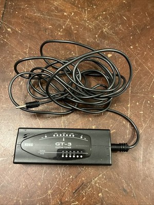 Korg GT-3 Portable Auto Guitar Tuner (Acoustic, Electric, Guitar, Bass) Tested L