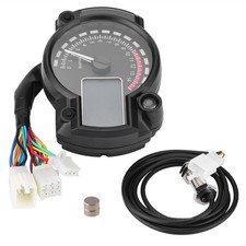 Waterproof LCD Display Motorcycle Digital Speedometer Odometer Tachometer