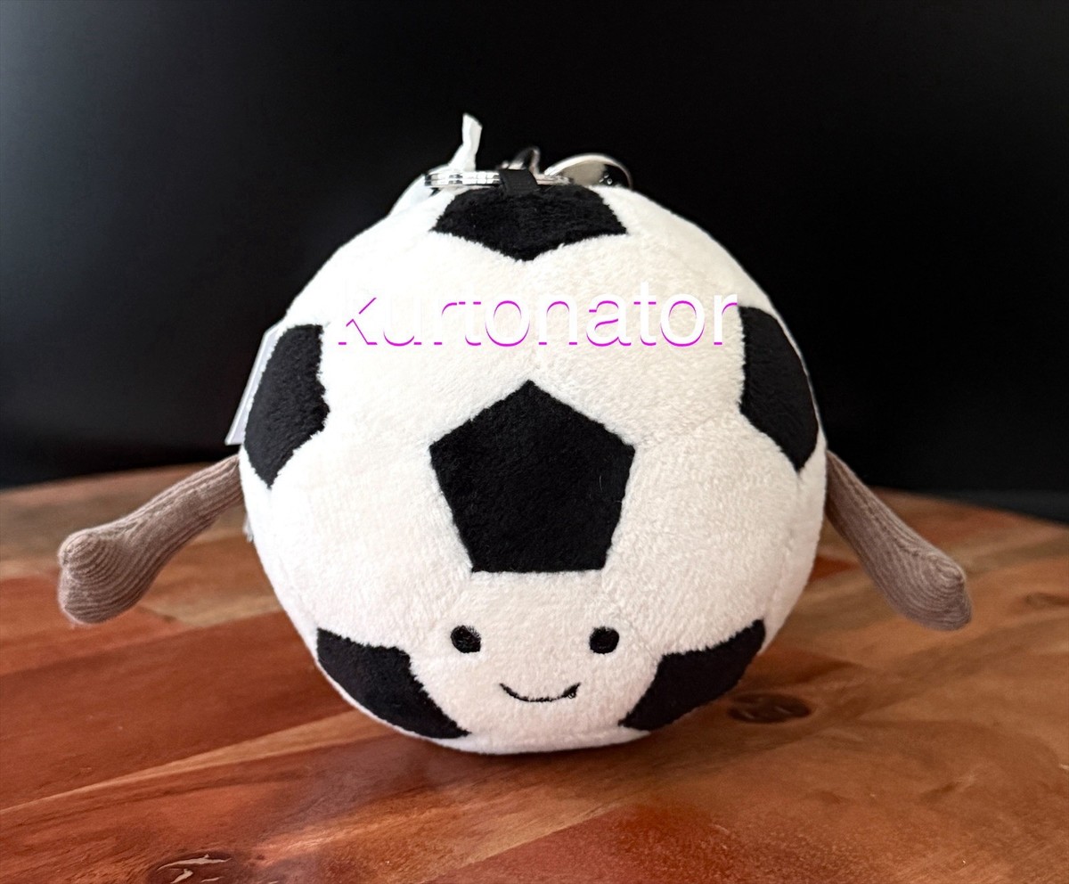 Jellycat Soccer Ball Plush Toy with Keychain for sale online | eBay