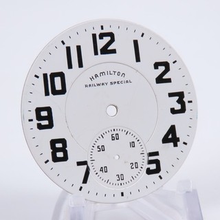 Hamilton 16 Size 992B & 950B Melamine “Hamilton Railway Special” P.W. Dial