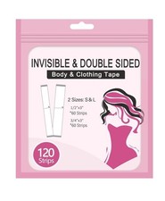 120pcs Double Sided Clothing Tape Body Fashion Tape Strong Hold Waterproof Skin