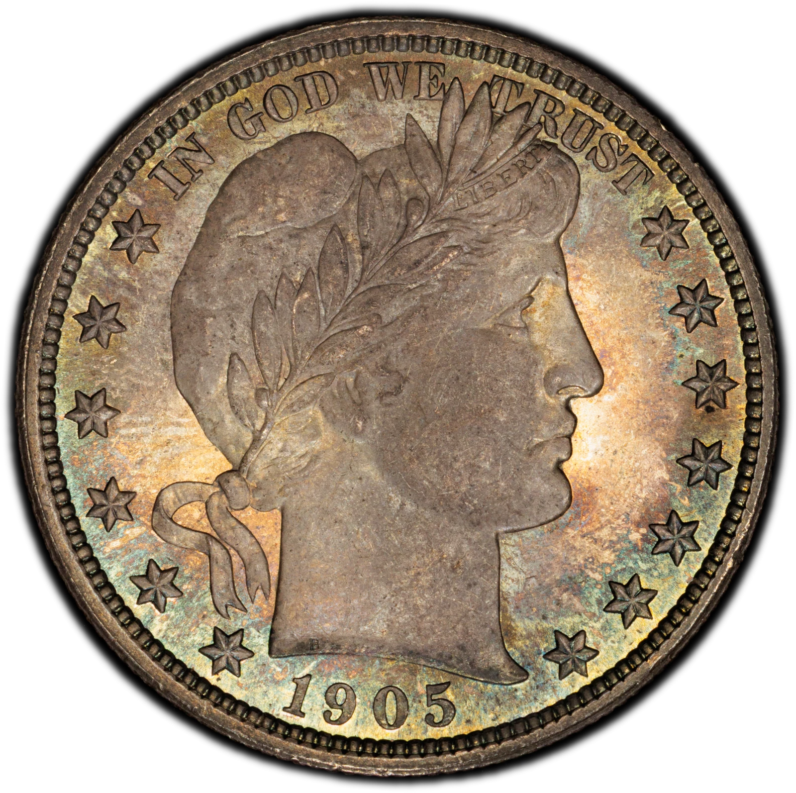 1905-O 50C Barber Half Dollar PCGS MS66+ (CAC)