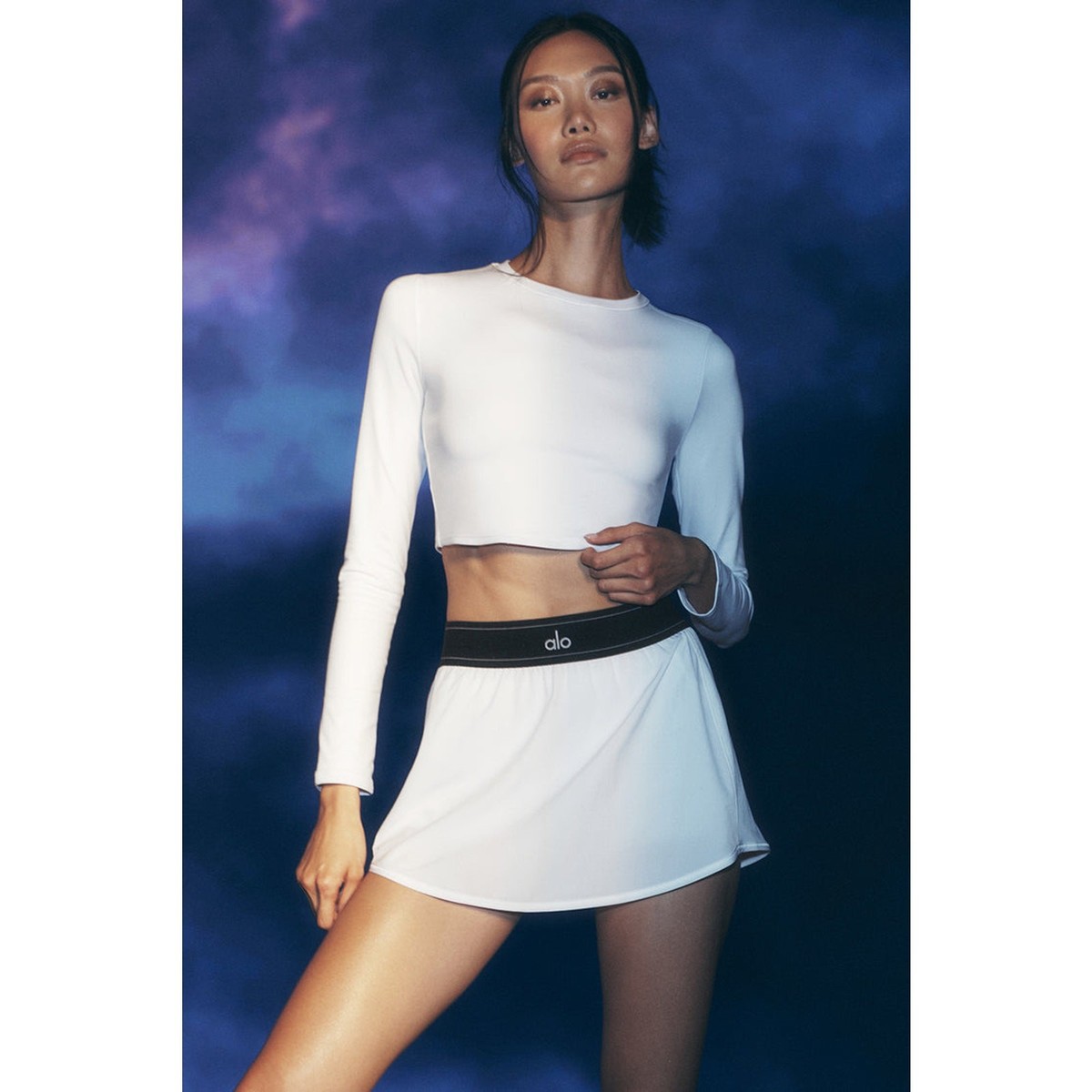 Alo Yoga Match Point Tennis Skirt White Large | eBay
