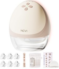 NCVI Heated Wearable Hands-Free Breast Pump 360  Warmth 300mmHg Hospital Grade