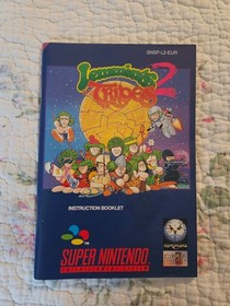 Rare Nr Mint Lemmings 2 Tribes II SNES UK PAL Super Nintendo Classics nes