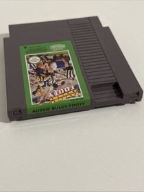 Aussie Rules Footy NES Game Cartridge W/ Manual & Dust Cover Tested & Working