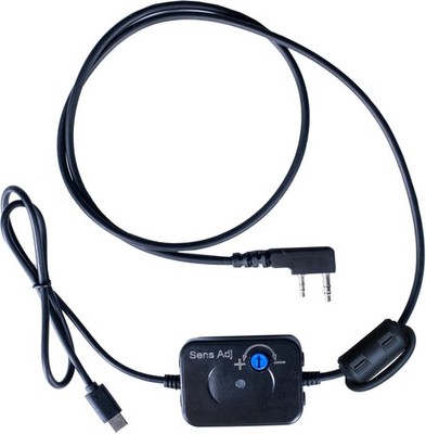 BTECH APRS-K1 PRO Audio Interface USB-C Cable TNC Adapter & PTT APRSpro APRSD...