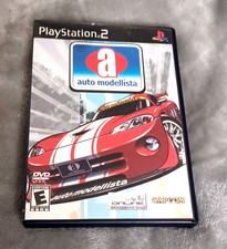 Auto Modellista Sony PlayStation 2 2003 PS2 Black Label W Manual CIB