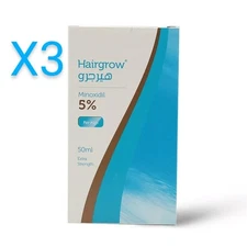 3x Hairgrow 5%, 50 ML, Prevents hair loss, Stimulates hair growth