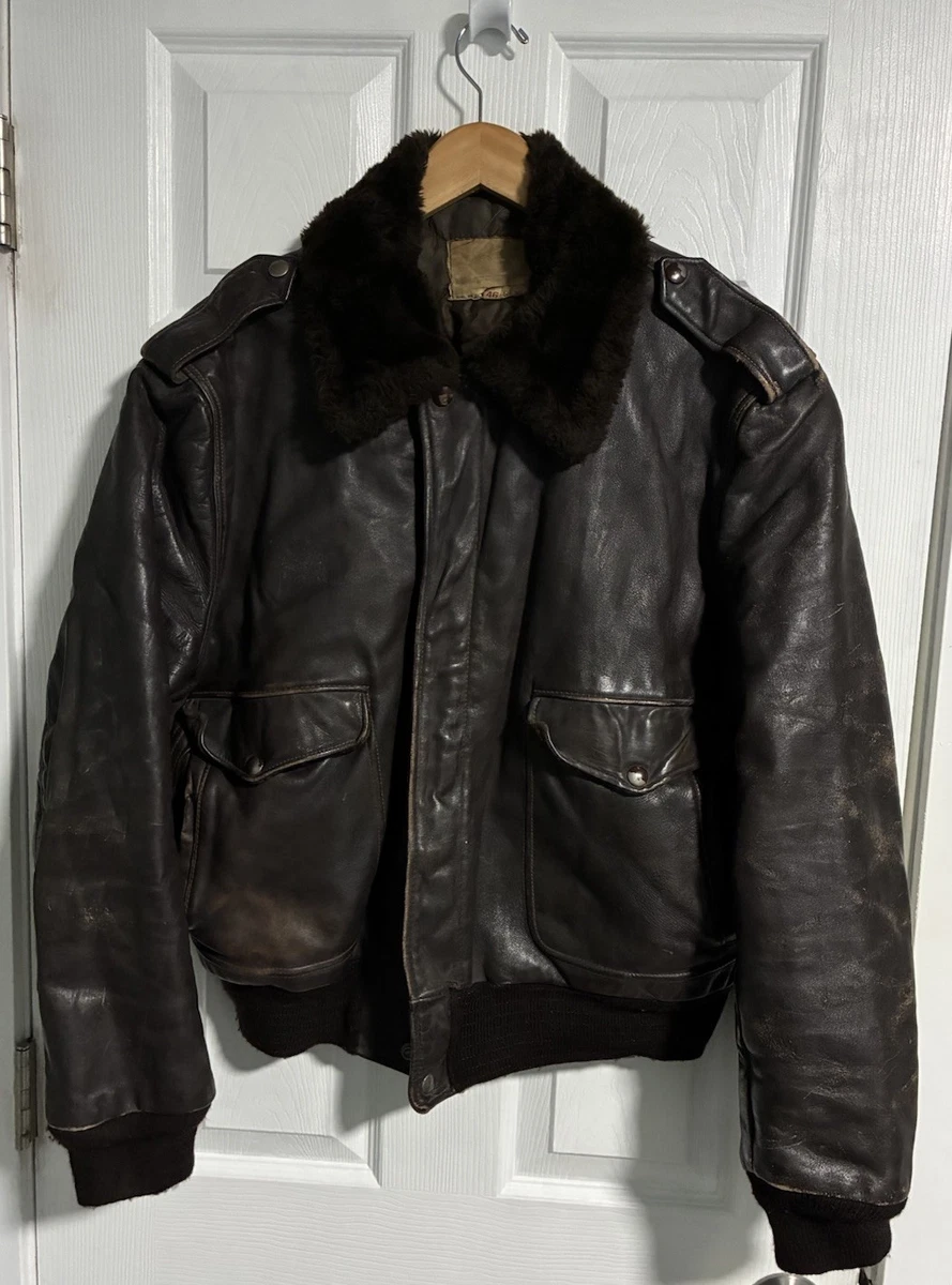 size46 SCHOTT I.S.674.M.S レザージャケット A2 SCHOTT Pilots Issue A2 Leather Jacket IS674MS Super Rare Sz44 w