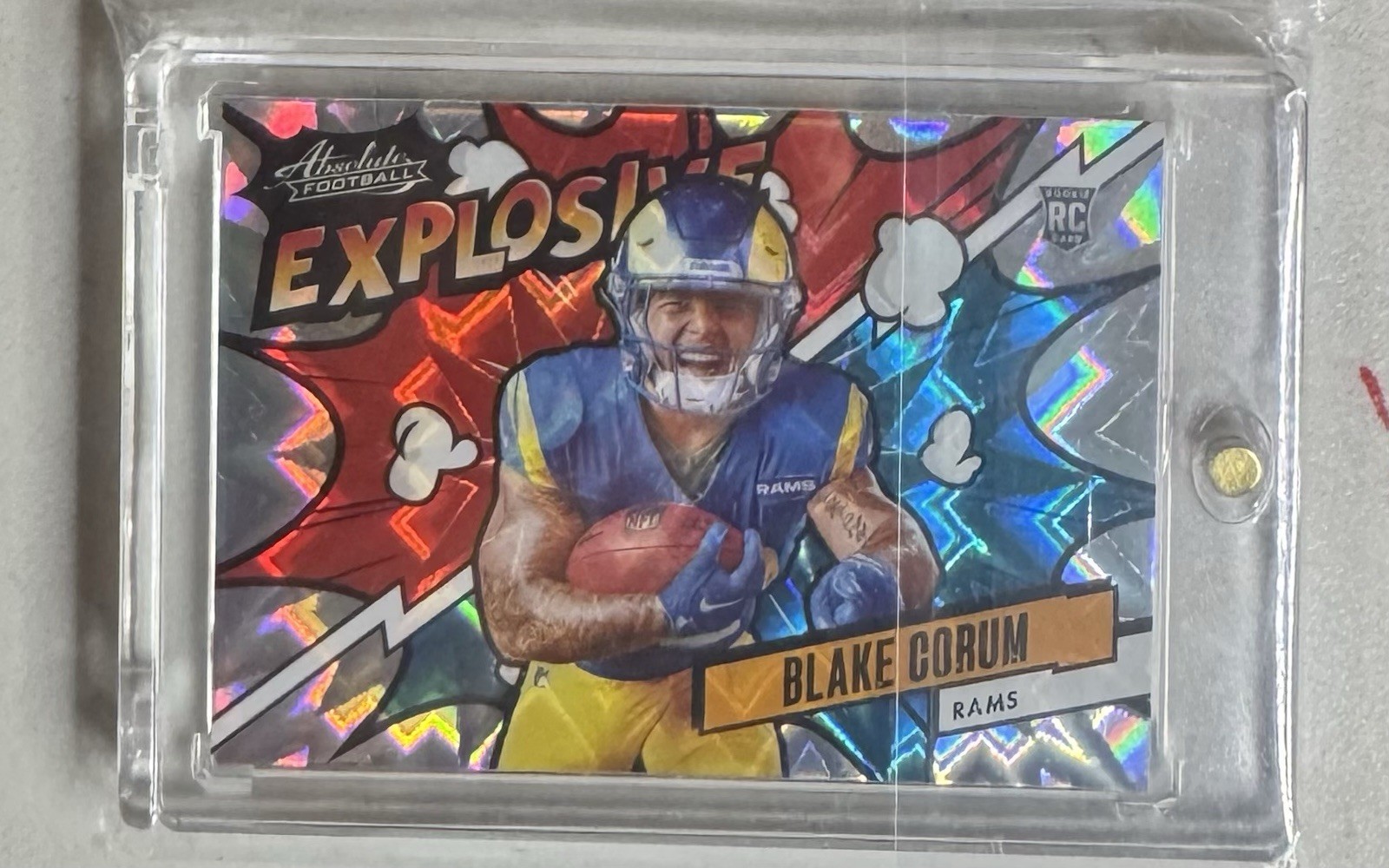 2024 Panini Absolute - Explosive Blake Corum #EX-BCM (RC)