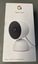 Google Nest Cam 2nd Gen Wired 1080p Indoor Home Security Camera White
