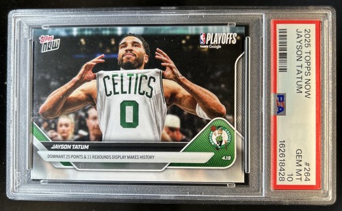 2025-26 Topps Now Jayson Tatum PR1932 - #264 Celtics PSA 10 GEM MINT (28)