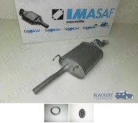 Imasaf ESD Auspuff Endtopf für Honda Civic IV (Eg) 1.6 Vti, EndschalldäMpfer