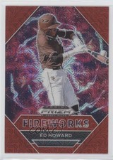 2020 Panini Prizm Draft Picks Fireworks Red Mojo Prizm Ed Howard #PDP181 3wu