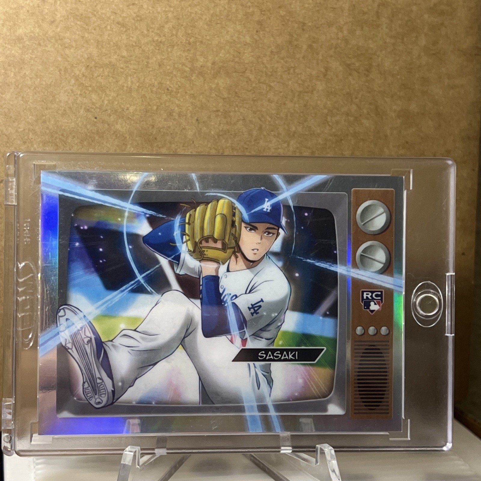 2025 Bowman Chrome Roki Sasaki Anime Rookie SSP #BA-20 Dodgers Case Hit