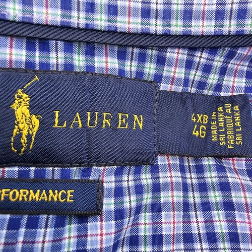 Polo Ralph Lauren Shirt Men's 4XB Plaid Long Sleeve Button Down Performance - Bild 8 von 11