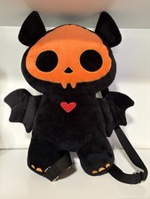 Skelanimals KIT Skeleton Halloween Cat Plush Cosplay Backpack Embroidered