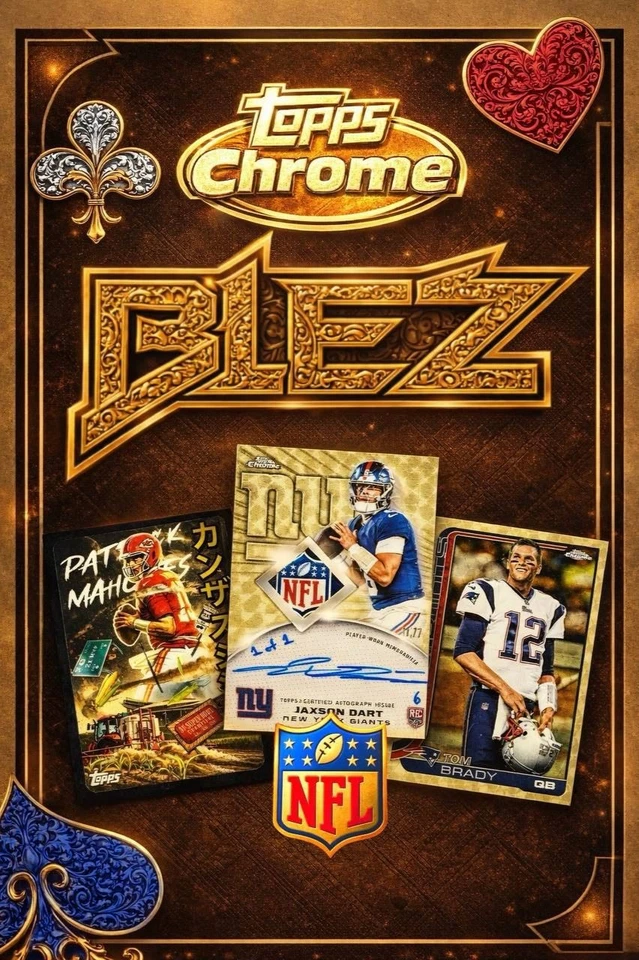 LATE NIGHT TOPPS CHROME NFL WITH JACKIE!