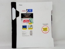 Five Star Advance College Ruled Notebook, 3 Subject, 150 Sheets -White- 11"x8.5"