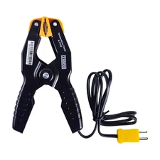 ZIBOO ATTPC3 Temperature Test Clamp Lead Clip K-Type Probe Thermocouple Pipe Cla