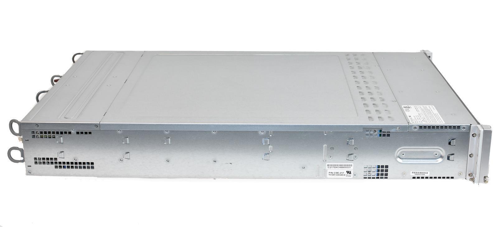 Supermicro 2027TR HTRF 8x E5 2660V2 2 2 GHz 512GB 4 Node X9DRT HF 2U 
