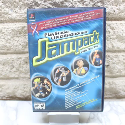 PlayStation Underground Jampack: Winter 2001 PS2 Sony PlayStation 2 Complete