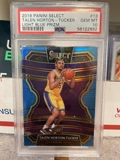 2019-20 Select Talen Horton-Tucker Light Blue Prizm Rookie PSA 10 GEM MINT /299