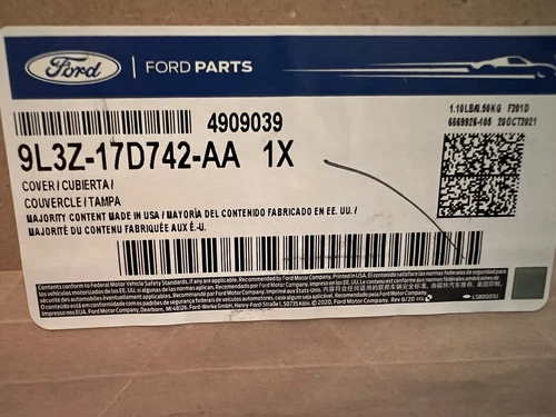 9L3Z17D742AA NEW OEM RIGHT PASSENGER MIRROR CAP 2009-2014 FORD F-150 NOS