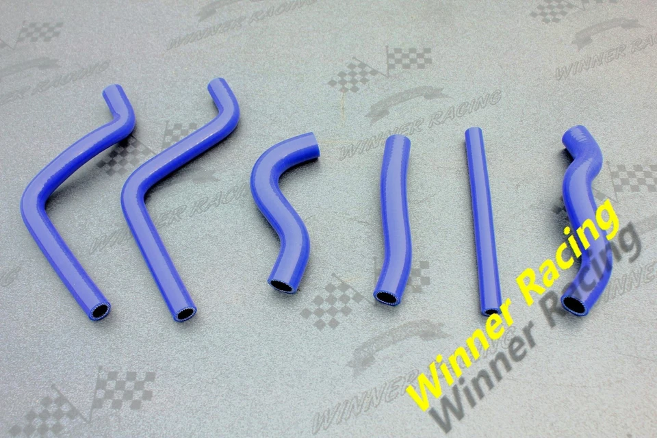 Fit HONDA CR125R 2002 2003 铝辐射器和硅胶软管 蓝色 — 第 4/4 张图片