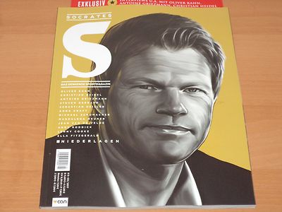 Socrates Das denkende Sportmagazin ''NIEDERLAGEN'' März 3/2017 NEUWERTIG!