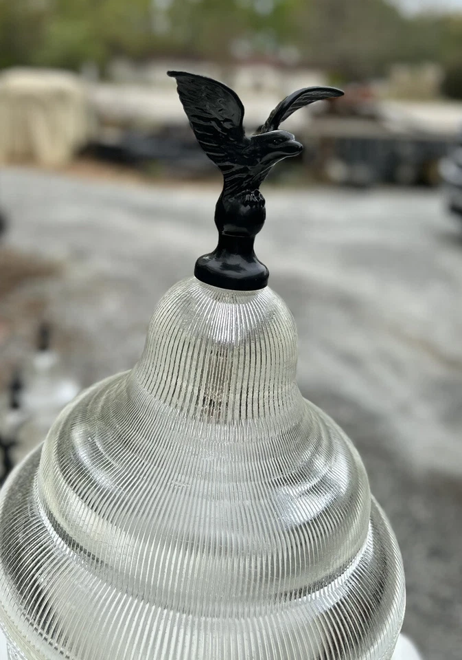 New Vintage King Luminaire Glass Globe Only For Street Lamp Or Street Light, NYC - Image 3 of 4