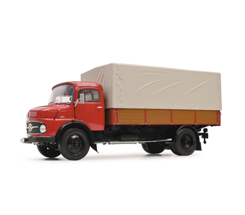 for Schuco for Mercedes for Benz L911 1952 Red 1/18 Truck