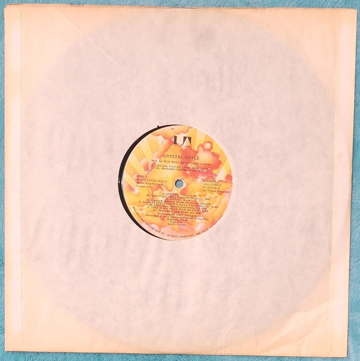 Crystal Gayle Debut LP 1975 Vinyl Album - Wrong Road Again, When I