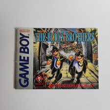 The Blues Brothers Manual Instruction Booklet Game Boy USA genuine