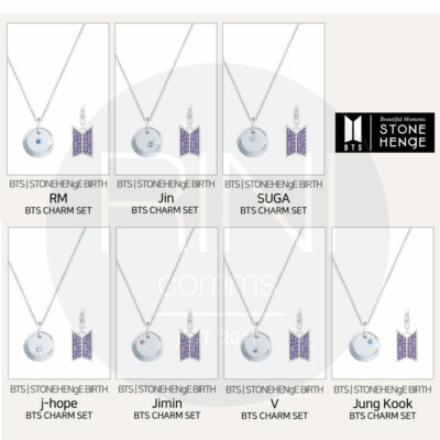 防弾少年団　BTS x STONE HENGE（BIRTH）JIN ネックレス BTS X STONEHENGE MOMENT OF LIGHT(BIRTH,DESTINY,COEXIST) NECKLACE