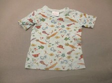 Hanna Andersson Size 4T Kid 100 Organic Cotton Short Sleeve Knit Pajama Top 639