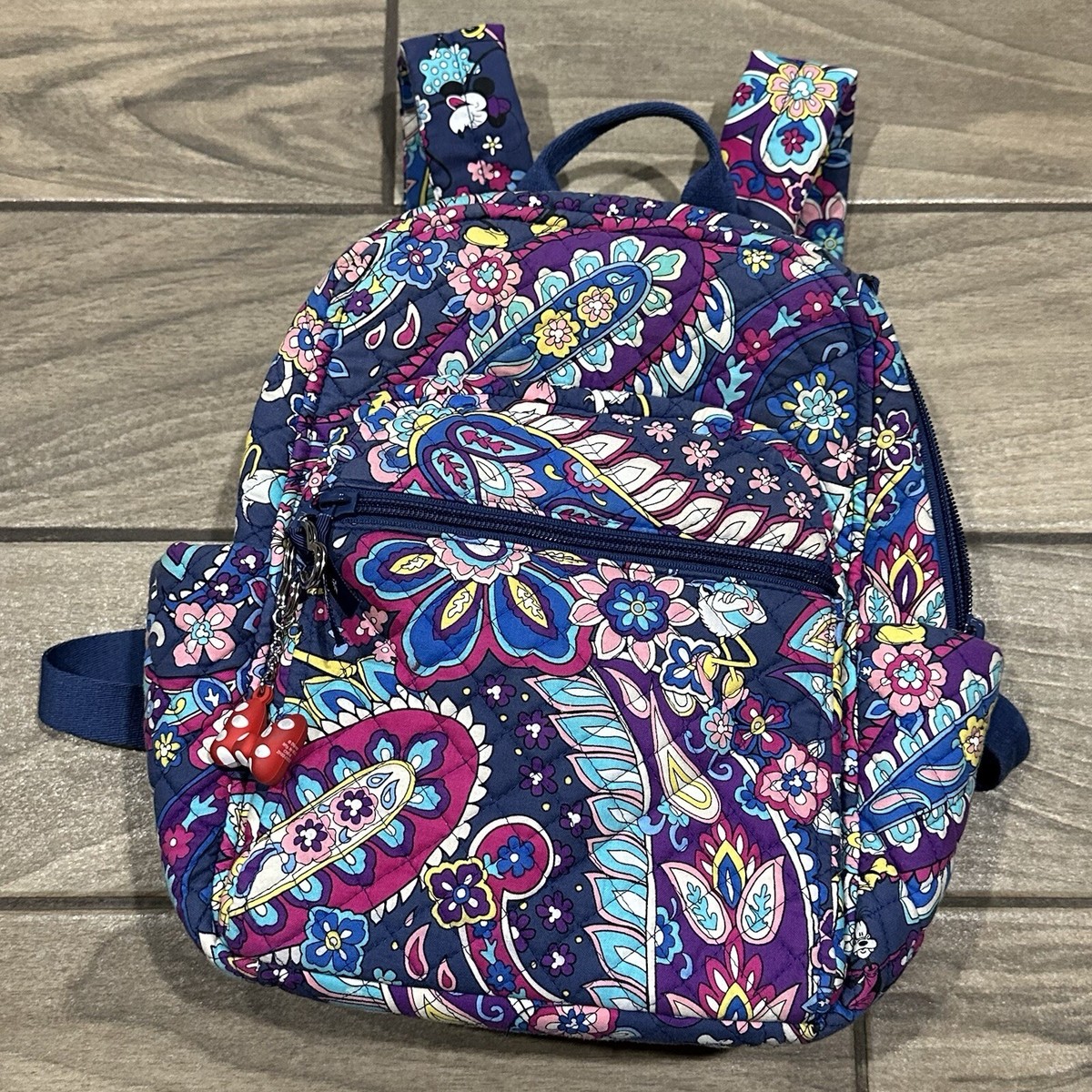 Vera Bradley Backpack Small Disney Sensational Six Paisley 