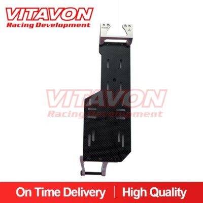 Vitavon CNC Alu7075 Carbon Plate ESC Holder For Losi 1/5 5ive-B 5B Fits For Max4