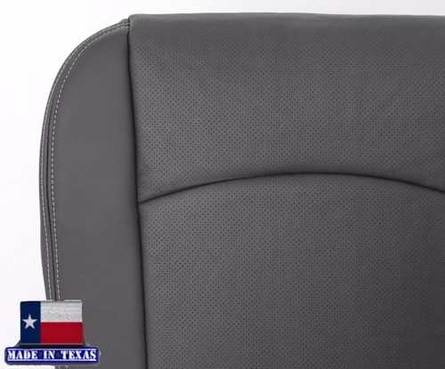2014 2015 For Dodge Ram 2500 Laramie Driver Side Bottom leather Seat Cover Black - Picture 6 of 12