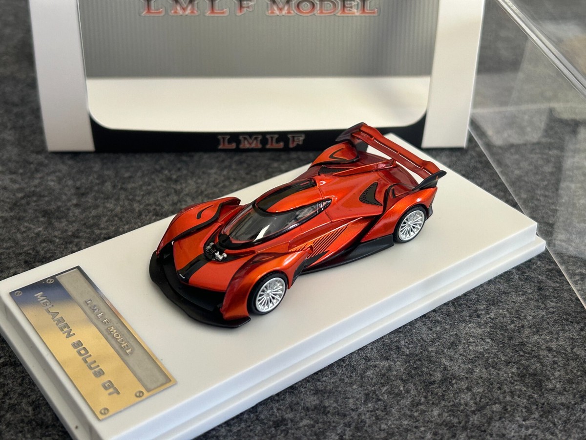 LMLF 1/64 Mclaren Solus GT V10 Racing Sports Diecast Toys Car